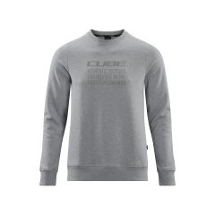 Cube Organic Sweater grey melange L